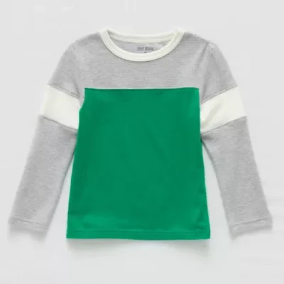 Okie Dokie Toddler & Little Boys Crew Neck Long Sleeve Regular Fit Thermal Top