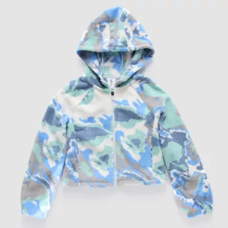 Xersion Sherpa Little & Big Kid Girls Midweight Jacket