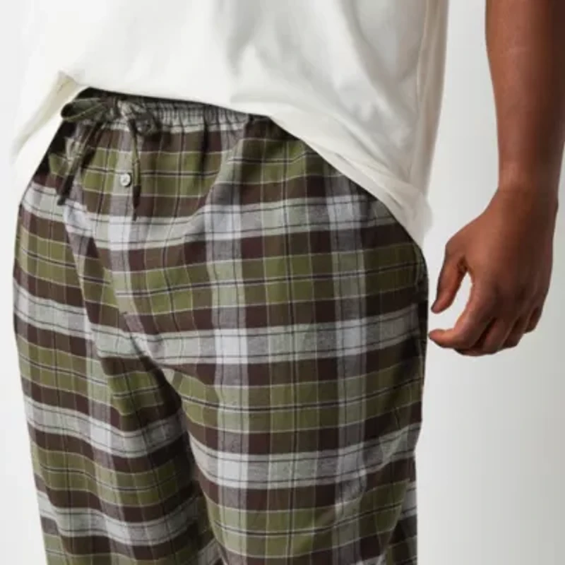 St. John's Bay Mens Big Flannel Pajama Pants