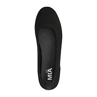 Mia Girl Knit Womens Round Ballet Flats