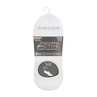 Skechers Active Slip In Womens Multi-Pack 6 Pair No Show Socks