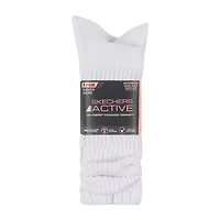Skechers Active Slouch Womens 3 Pair Crew Socks