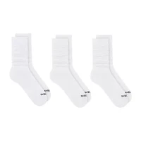 Skechers Active Slouch Womens 3 Pair Crew Socks