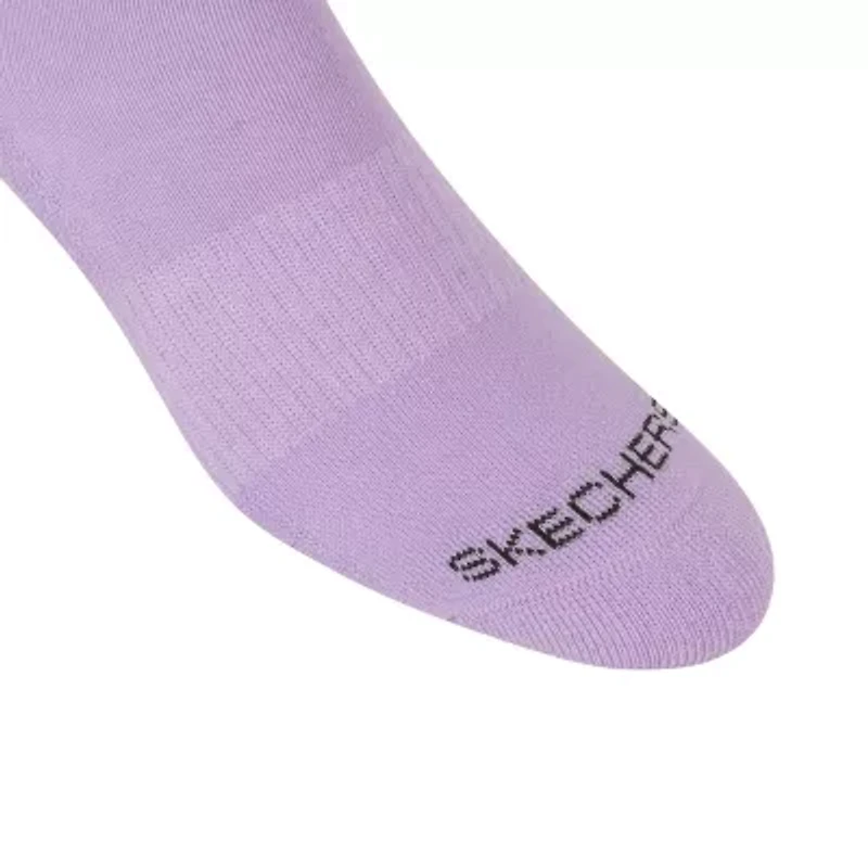 Skechers Active Slouch Womens 3 Pair Crew Socks
