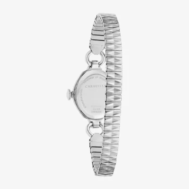 Bulova Womens Silver Tone Stainless Steel Expansion Watch 43l225