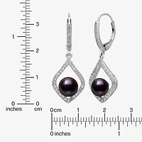 Cultured Freshwater Pearl Sterling Silver Drop Earrings