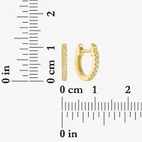 Yes, Please! (G-H,Si2-I1) Womens Diamond Accent Lab Grown White Diamond Accent 14K Gold Over Silver 2 Pair Jewelry Set