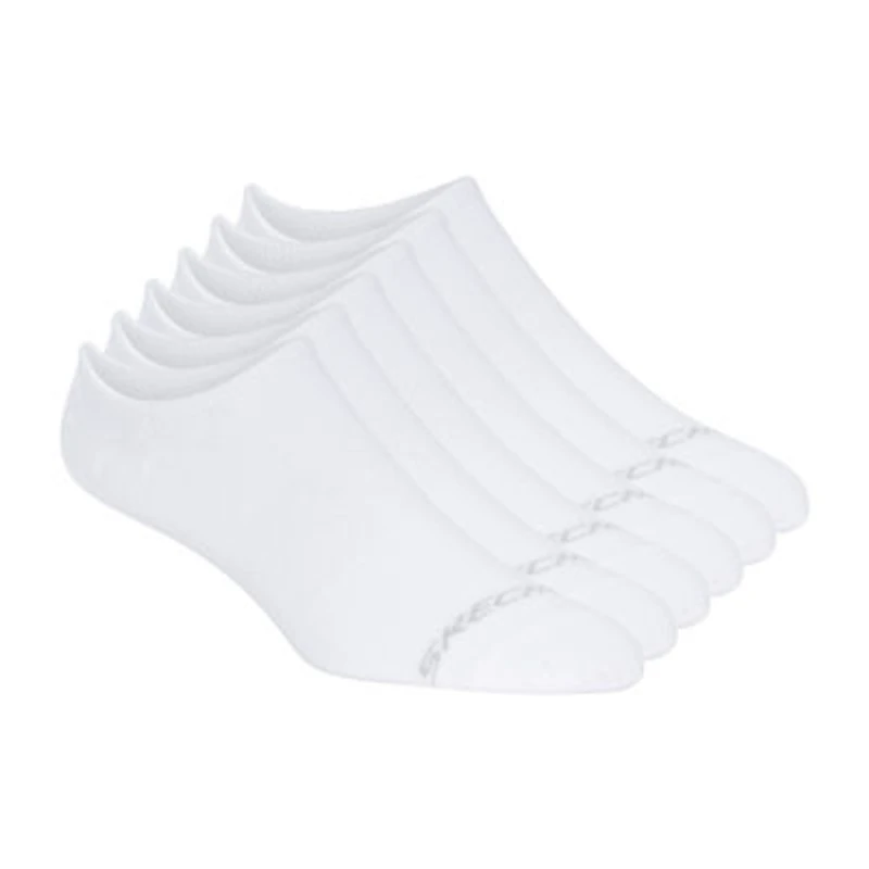 Skechers Sport Slip In Mens Multi-Pack 6 Pair No Show Socks