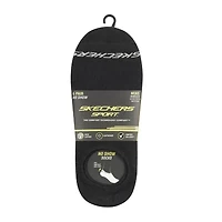 Skechers Sport Slip In Mens Multi-Pack 6 Pair No Show Socks