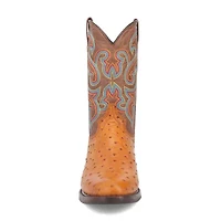 Dingo Mens Ranger Flat Heel Cowboy Boots Extra Wide Width