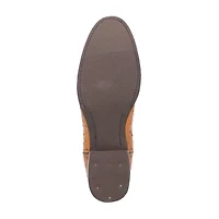 Dingo Mens Ranger Flat Heel Cowboy Boots Extra Wide Width