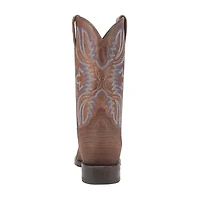 Dingo Mens Saw Buck Block Heel Cowboy Boots Extra Wide Width