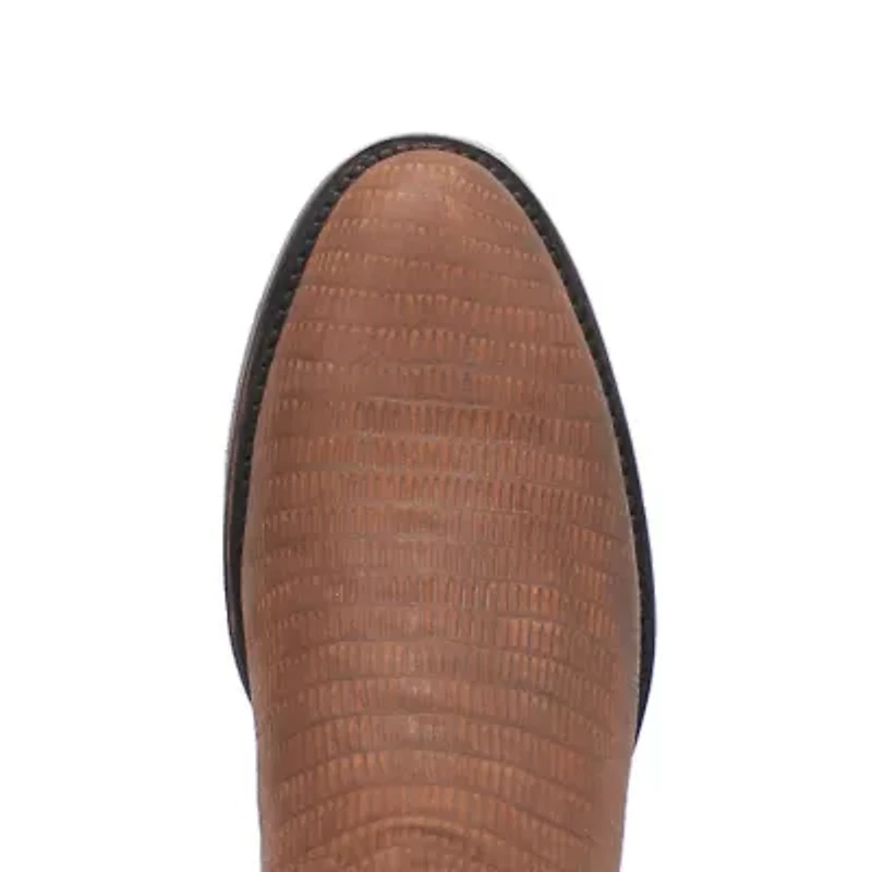 Dingo Mens Saw Buck Block Heel Cowboy Boots Extra Wide Width
