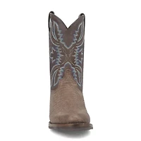 Dingo Mens Saw Buck Flat Heel Cowboy Boots Extra Wide Width