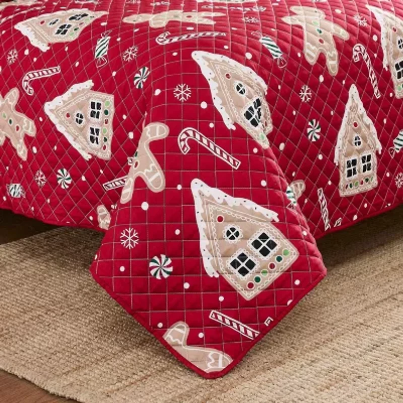 Avanti Holiday Lane Reversible Quilt Set Reversible Quilt