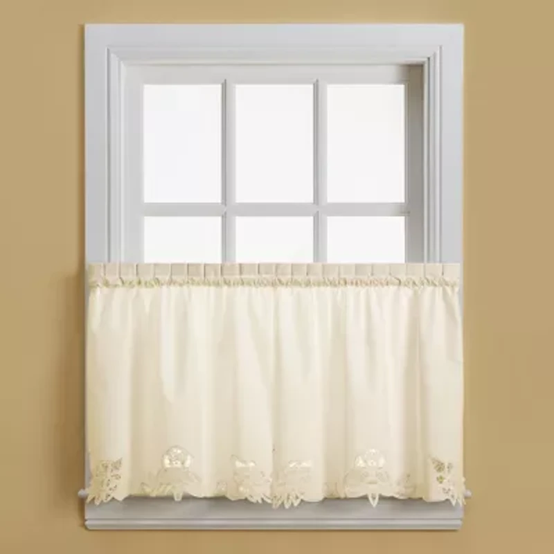 CHF Battenburg 2-pc. Rod Pocket Window Tier