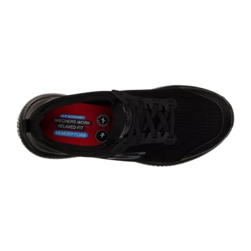 Skechers Squad Slip Resistent Womens Round Work Shoes