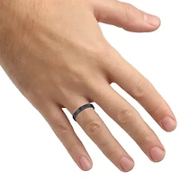 Mens 4MM Tungsten Wedding Band