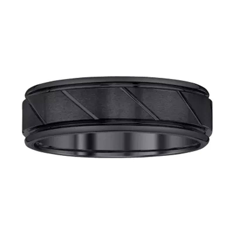 Mens 7MM Tungsten Wedding Band