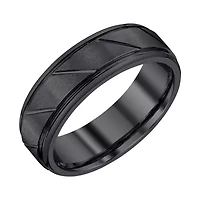 Mens 7MM Tungsten Wedding Band