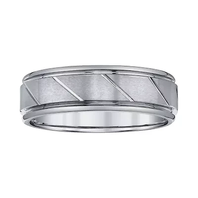 Mens 7MM Tungsten Wedding Band