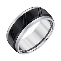Mens 9mm Tungsten Wedding Band