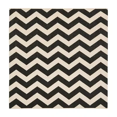 Safavieh Courtyard Collection Kalisha Geometric Indoor/Outdoor Square Area Rug