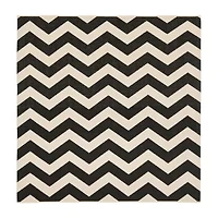 Safavieh Courtyard Collection Kalisha Geometric Indoor/Outdoor Square Area Rug