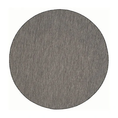 Safavieh Courtyard Collection Katelyn Geometric Indoor/Outdoor Round Area Rug