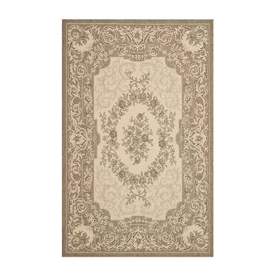 Safavieh Courtyard Collection Dorothea Oriental Indoor/Outdoor Area Rug
