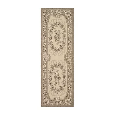 Safavieh Courtyard Collection Dorothea Oriental Indoor/Outdoor Runner Rug