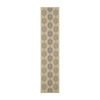 Safavieh Courtyard Collection Ray Floral Indoor/Outdoor Runner Rug