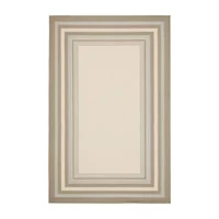 Safavieh Courtyard Collection Saxon Bordered Indoor/Outdoor Area Rug
