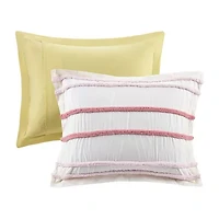 Urban Habitat Kids Mackenzie Stripes 100 %Cotton Comforter Set with Decorative Pillows