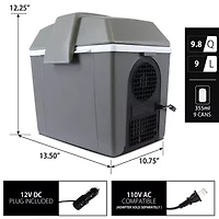 Koolatron Traveller III P9 Thermoelectric Iceless 12V Cooler Warmer 9L