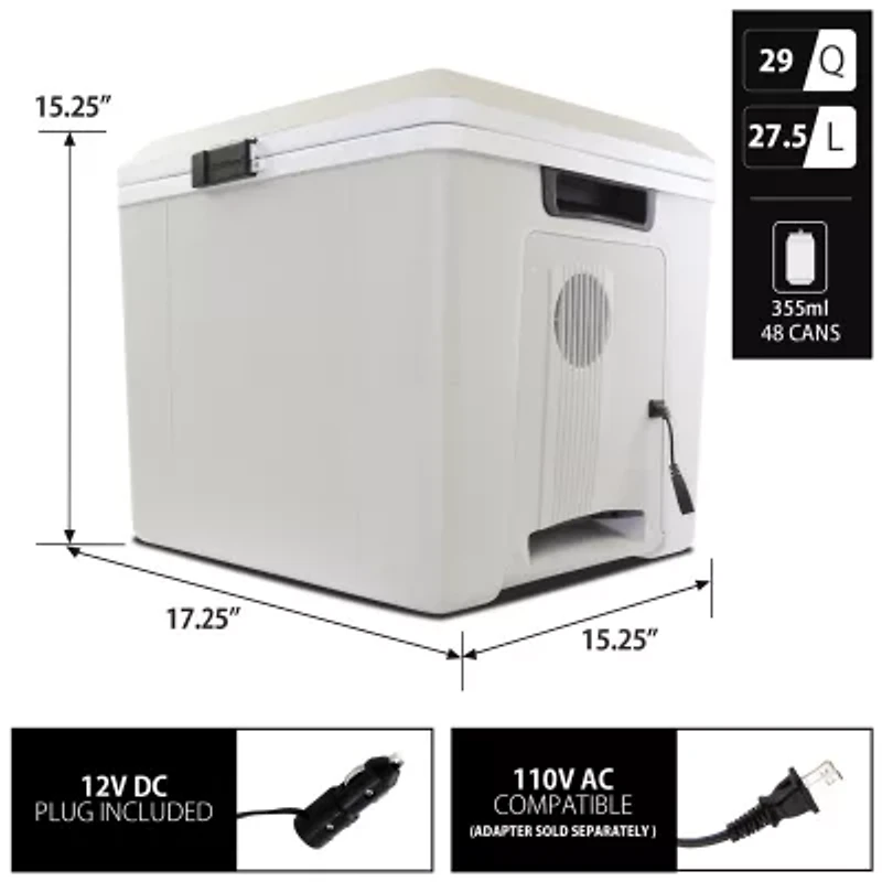 Koolatron Voyager P27 Thermoelectric Iceless 12V Cooler Warmer 27.5L