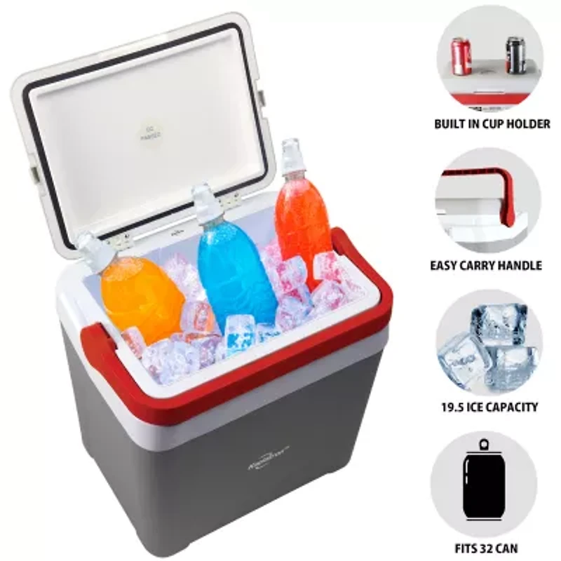 Koolatron Ultra Kool Ice Chest Cooler with Carry Handle 25 L (26 qt)