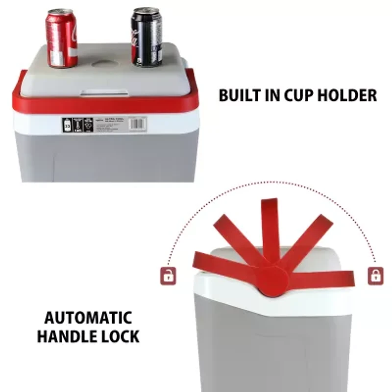 Koolatron Ultra Kool Ice Chest Cooler with Carry Handle 25 L (26 qt)