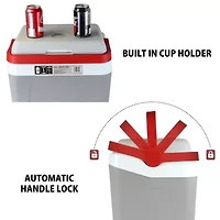 Koolatron Ultra Kool Ice Chest Cooler with Carry Handle 25 L (26 qt)