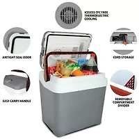Koolatron Fun Kool Thermoelectric Iceless Cooler 24L