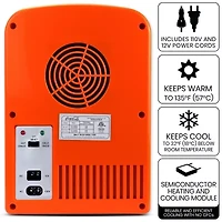 Coca-Cola Fanta 4L Portable Cooler/Warmer 12V AC/DC Mini Fridge