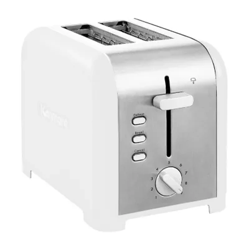 Kenmore 2-Slice Stainless Steel Toaster- Wide Slot- Bagel/Defrost