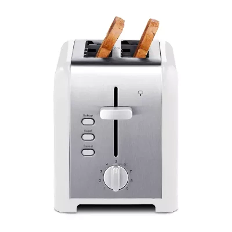 Kenmore 2-Slice Stainless Steel Toaster- Wide Slot- Bagel/Defrost