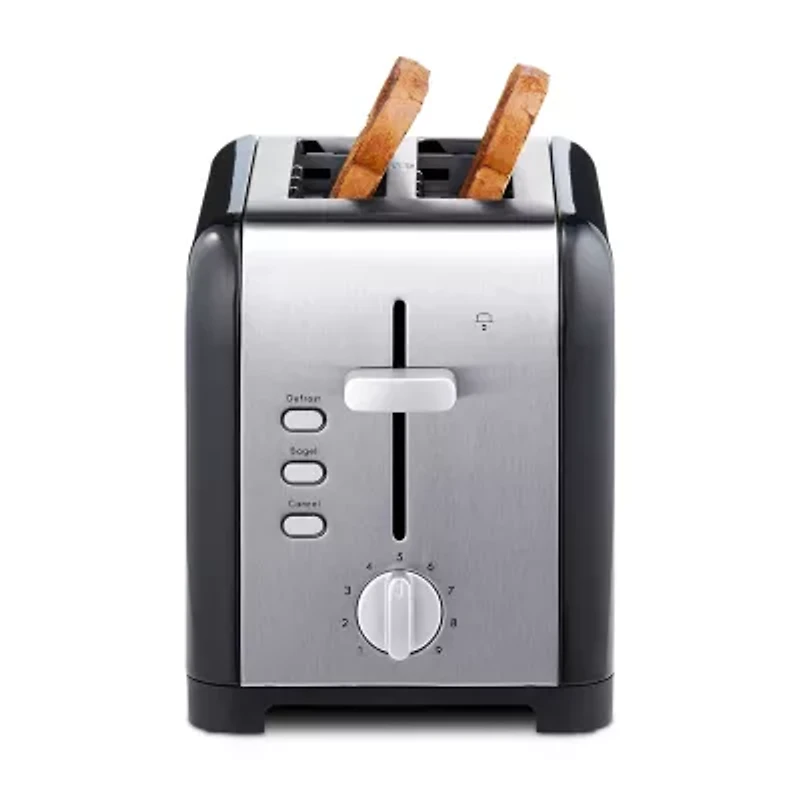Kenmore 2-Slice Stainless Steel Toaster- Wide Slot- Bagel/Defrost