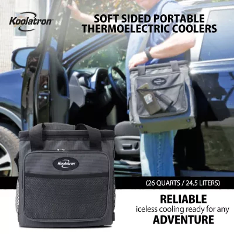Koolatron 12V Portable Iceless Cooler Bag 25L/26Qt