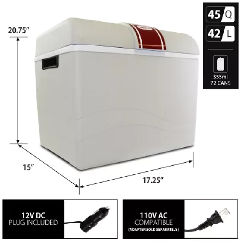 Koolatron TravelSaver Thermoelectric Iceless Cooler Warmer 42L