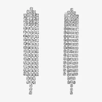 Monet Jewelry Timeless Tassel Womens Hypoallergenic Drop Earrings