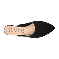 Journee Collection Aniee Womens Pointed Closed Toe Mules