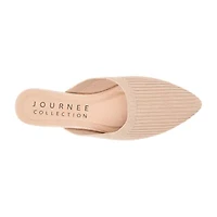 Journee Collection Aniee Womens Pointed Closed Toe Mules