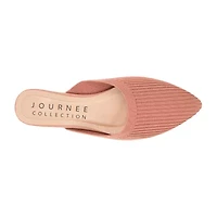 Journee Collection Aniee Womens Pointed Closed Toe Mules